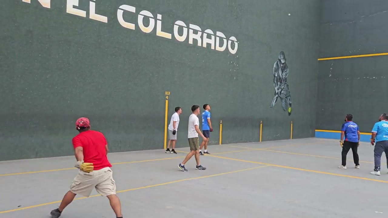 Fronton el Colorado KEVIN-MARVIN-MAQUINA Vs PON-CHUKI-CASTRIN