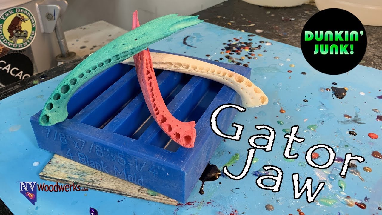 🔴Replay: Resin Casting Gator Jaw Bone Pen Blanks  | Episode 7