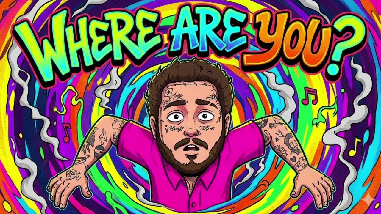 where are you | style-post malone (lyrics video)