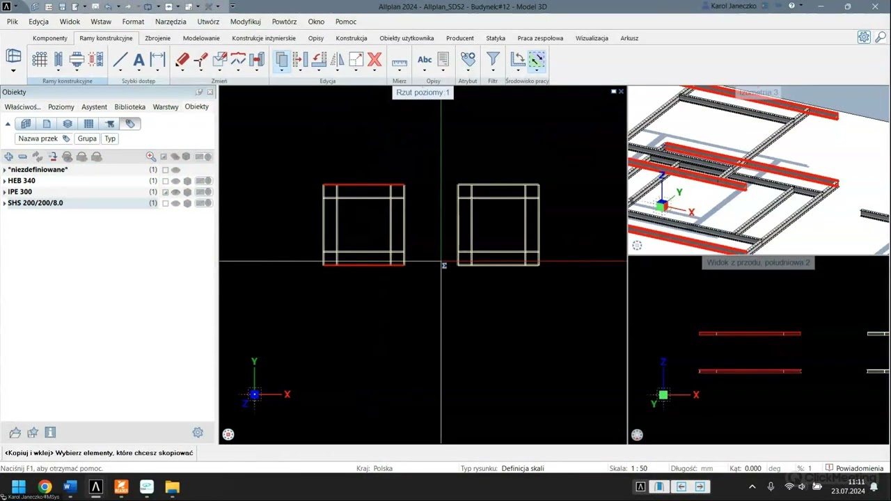Webinar: Modelowanie konstrukcji stalowych z wykorzystaniem ALLPLAN oraz SDS2