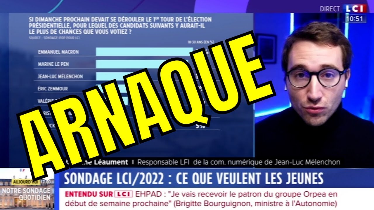 Sondage : la grosse manipulation de LCI sur les jeunes