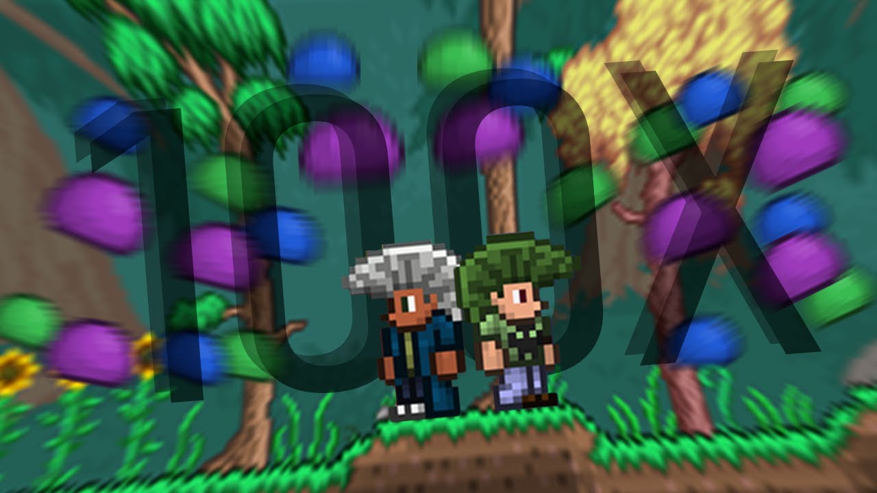 Terraria 100x Spawnrate | Day 1