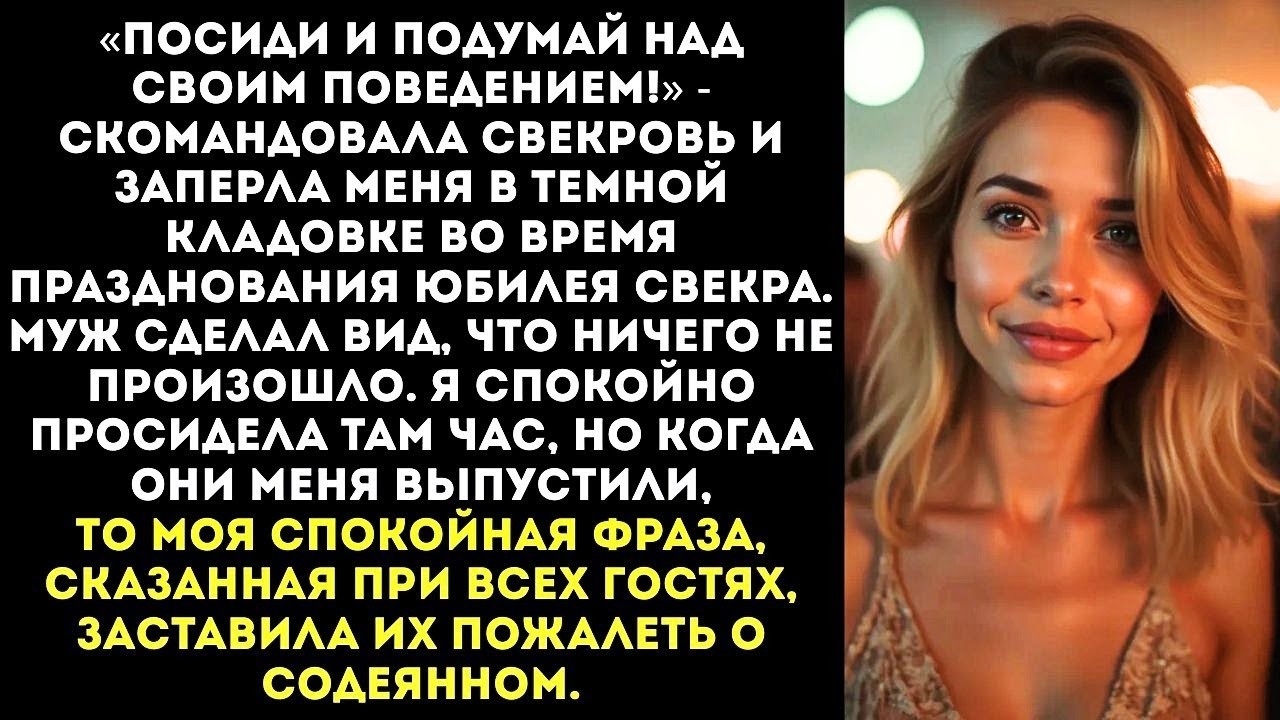 Свекровь заперла меня в кладовке на даче, чтобы «не портить гостям праздник моим лицом»