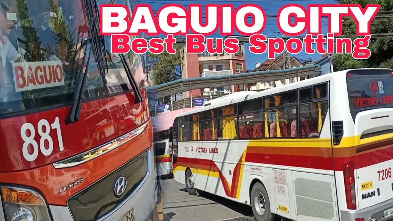 BEST BUS SPOTTING IN BAGUIO CITY VICTORY LINER TERMINAL 5 MINUTES INTERVAL