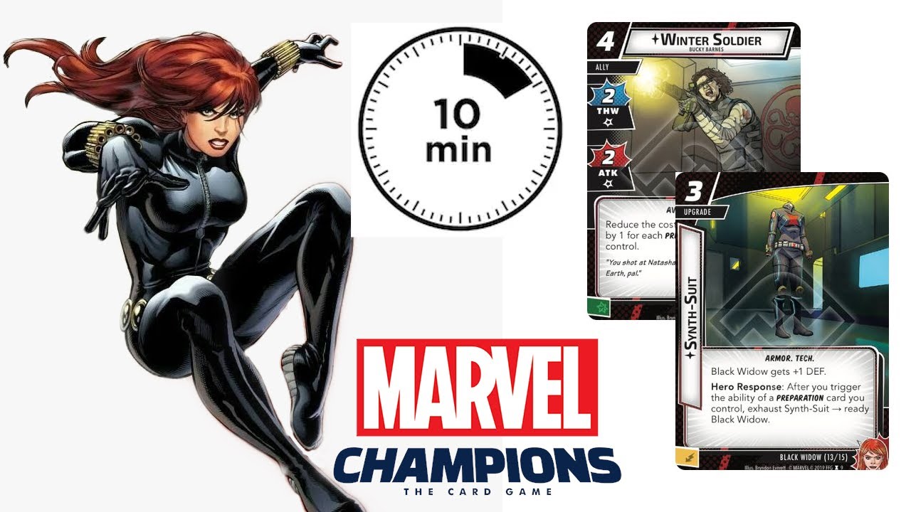 MARVEL CHAMPIONS | Aprende a jugar con Viuda Negra en 10 min!