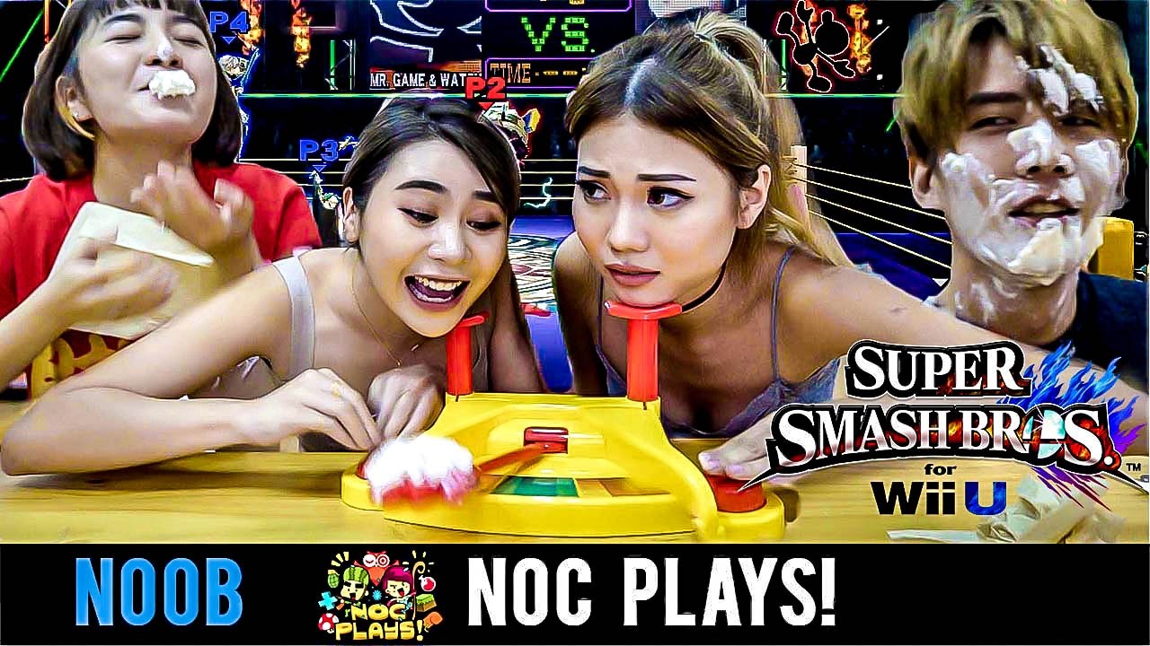 NOC Plays Super Smash Bros! (Pie Face Showdown)