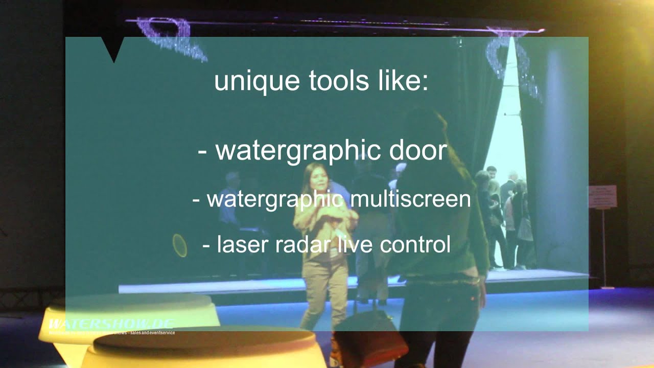 Watergraphic Trailer 2015 // WATERSHOW.DE
