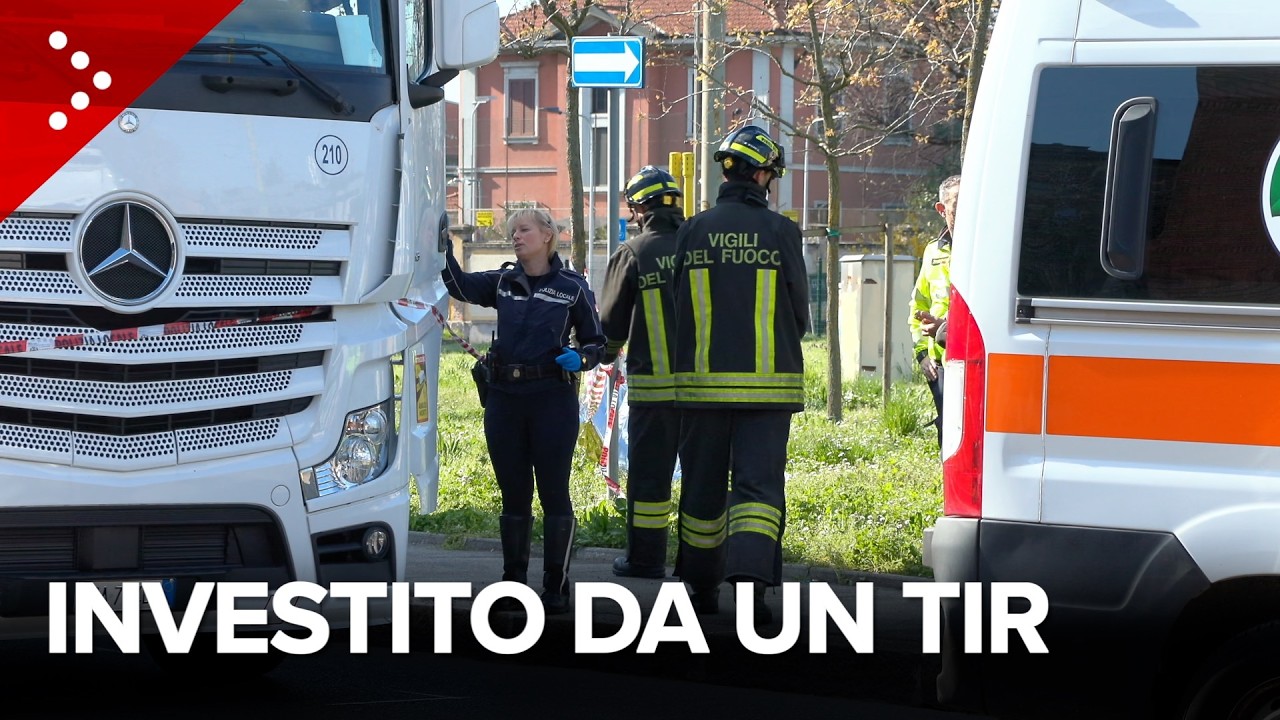 Incidente a Milano, pedone muore investito da un tir