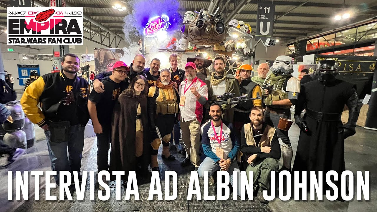 Intervista ad Albin Johnson realizzata durante Cartoomics