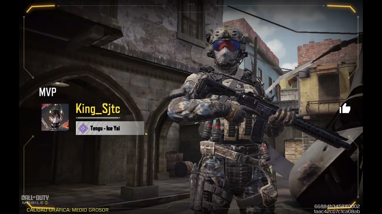 Jugando call of duty 