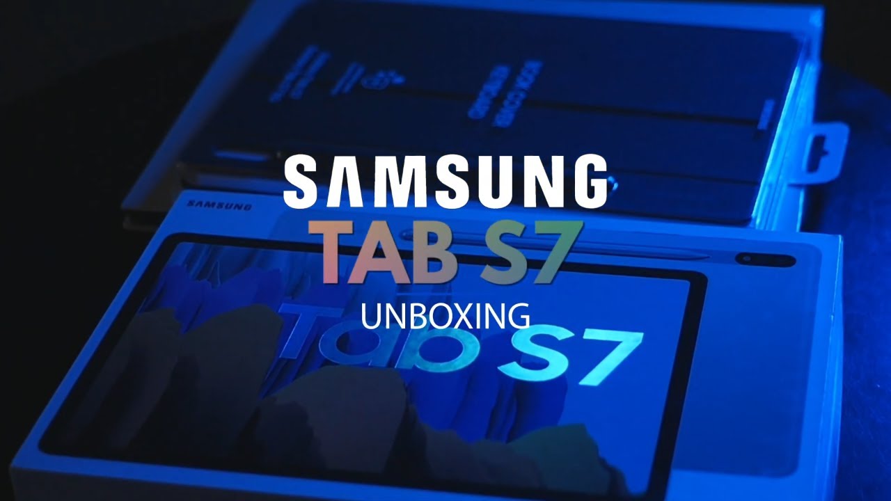 Samsung Tab S7 and Keyboard for 2024 - Unboxing Video