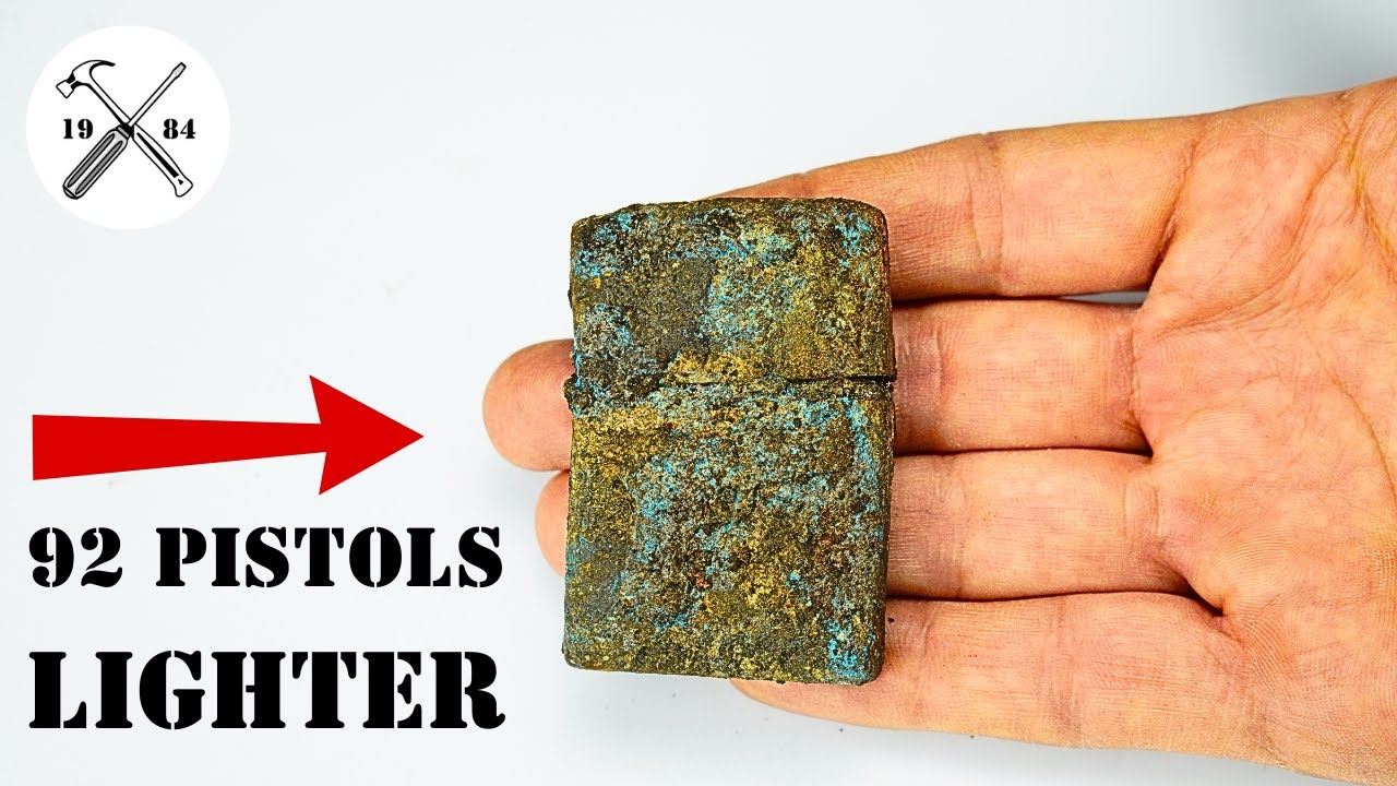 Extremely Rusty Lighter Satisfying Restoration