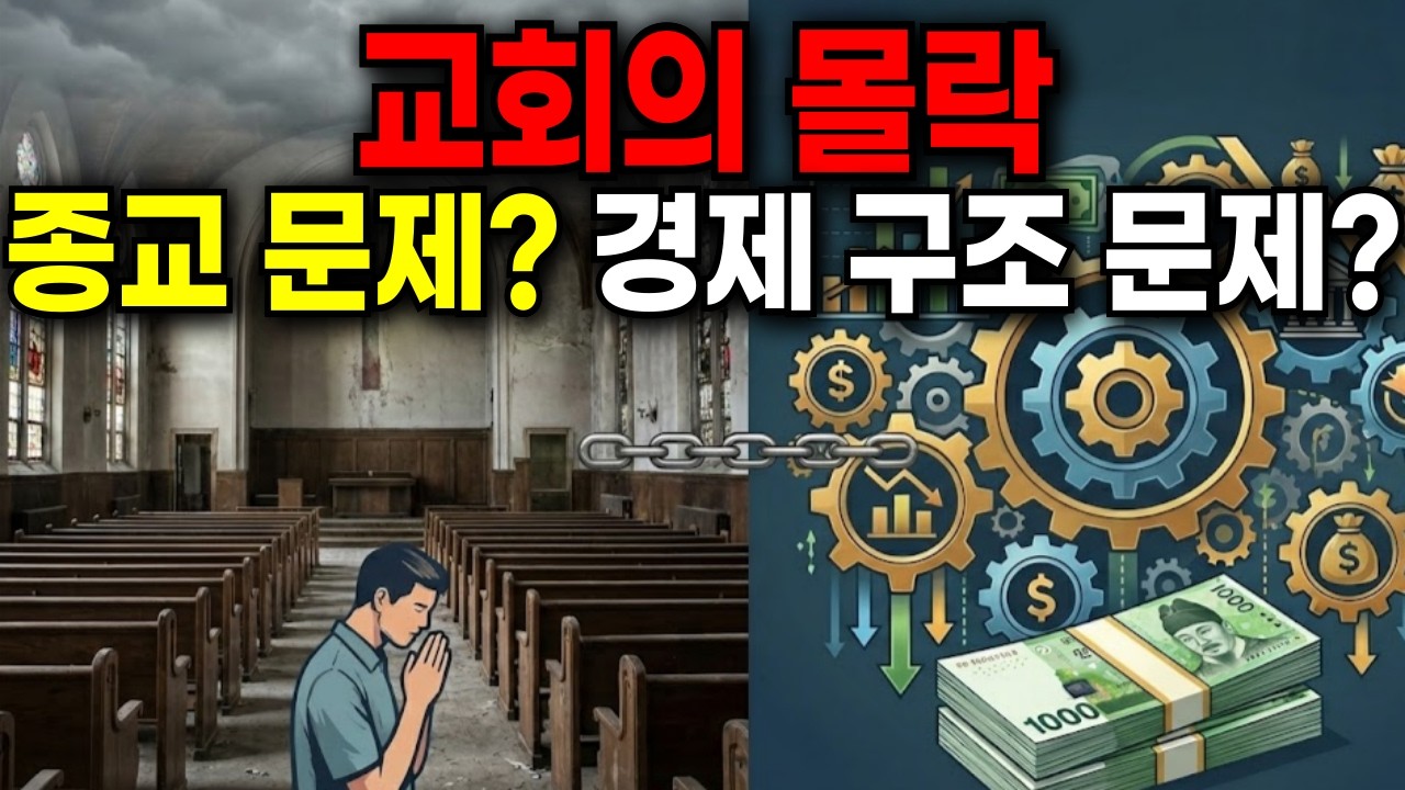 교회가 비는 진짜 이유, 종교 문제가 아니라 경제 구조다 [경제 이슈 분석]