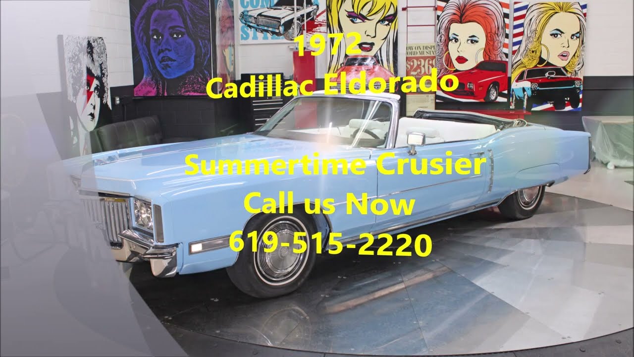 1972 Cadillac Eldorado Convertible For Sale by Precious Metals Fine Motor Cars of San Diego