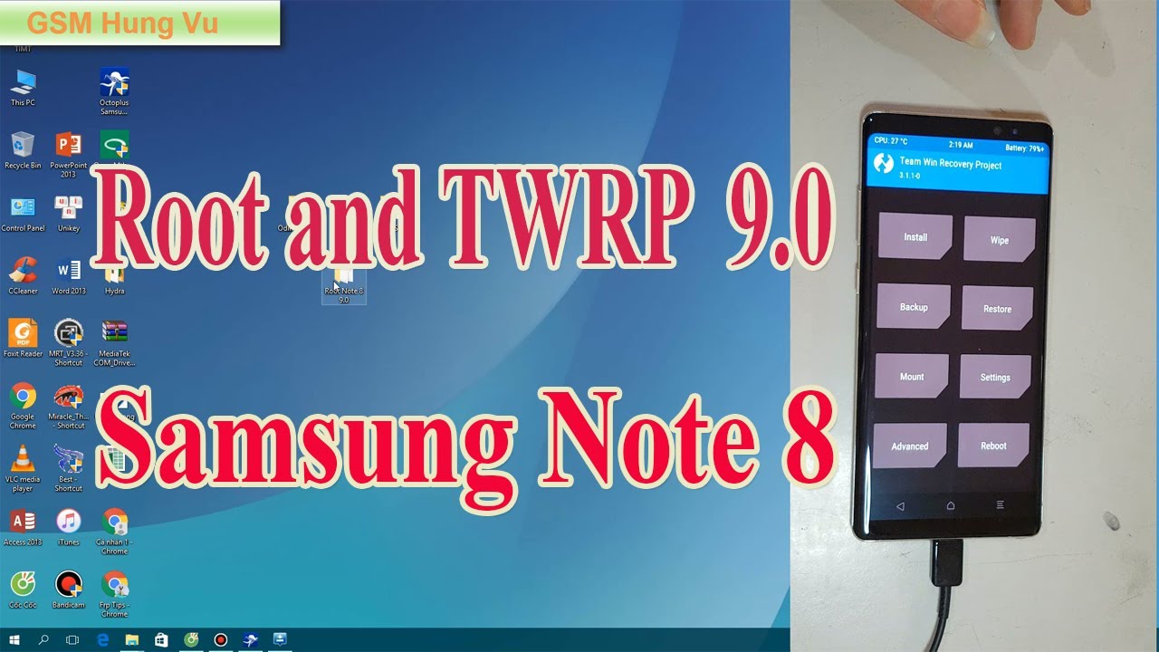 Root Samsung Galaxy Note 8 Android 9.0 Exynos Chipset - Gsm hung vu