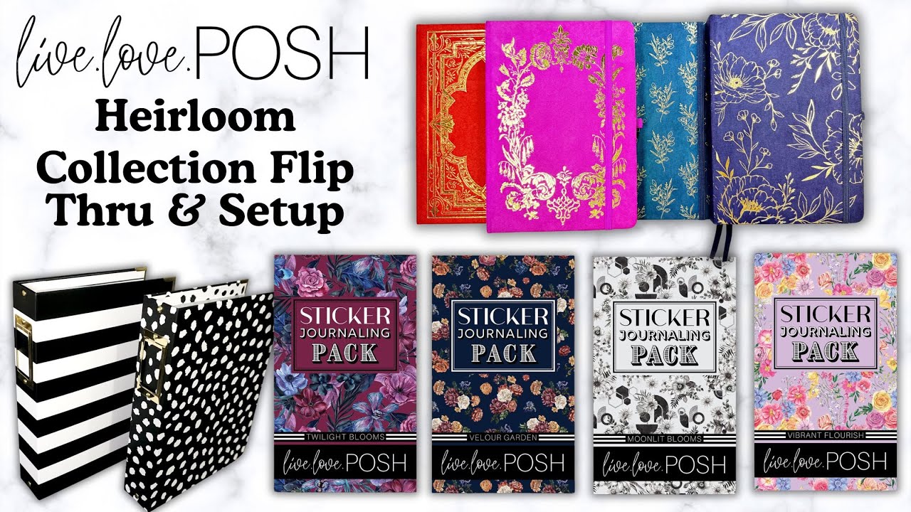 Выпуск реликвии LiveLovePosh! Листайте и настраивайте | Наборы наклеек, журналы, папки для хранения