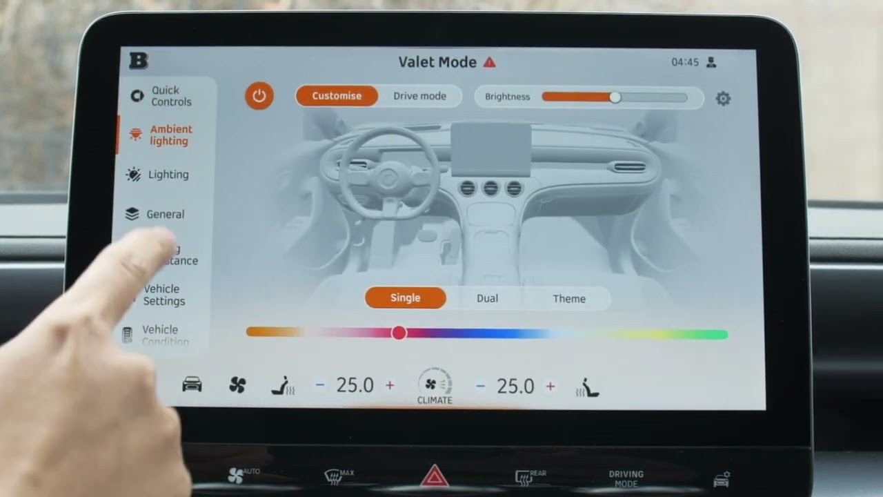 smart #1 & #3 - Valet mode