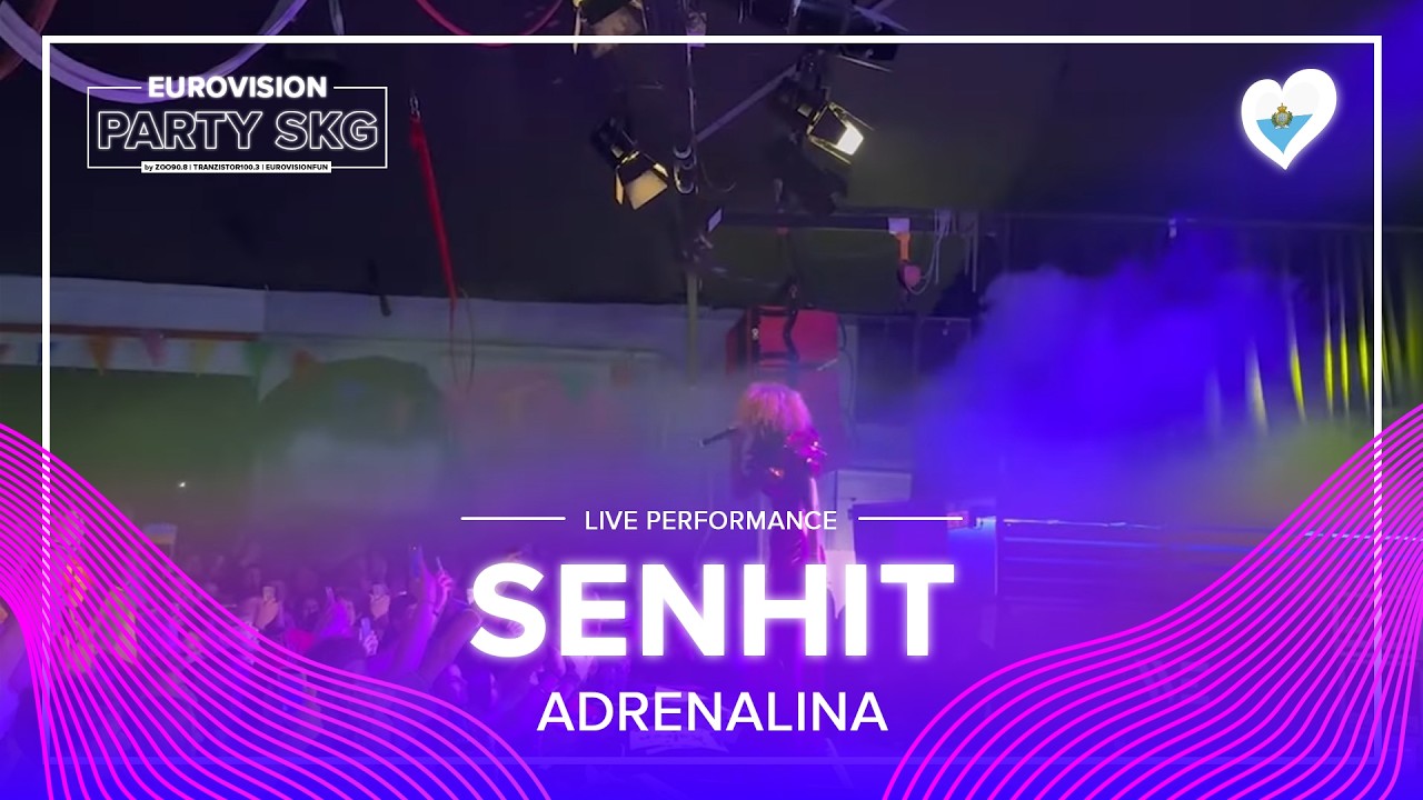 Senhit - Adrenalina (San Marino 2021) | LIVE PERFORMANCE | Eurovision Party SKG 2026
