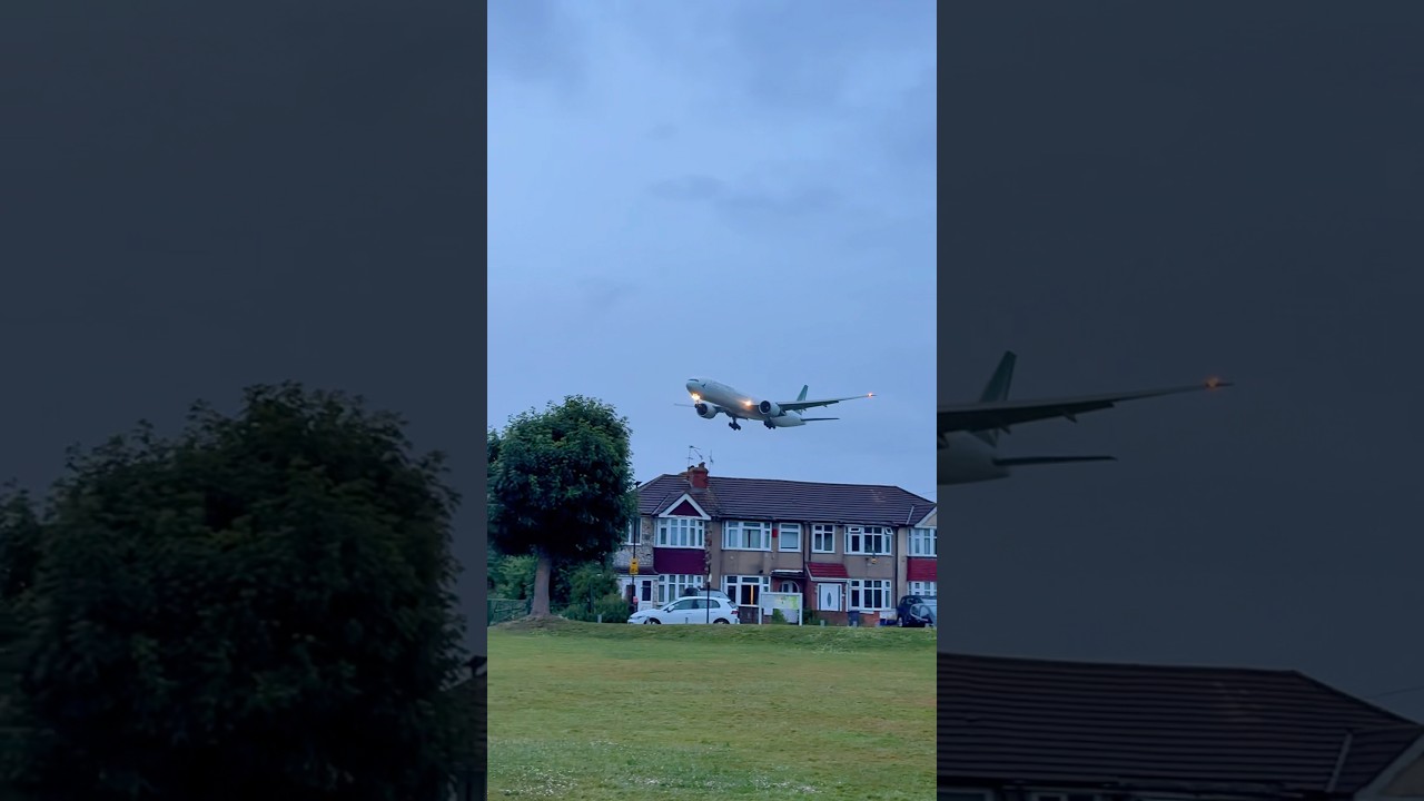 This happens at 4:30am everyday! How do they sleep? #aviation #heathrow #planespotting