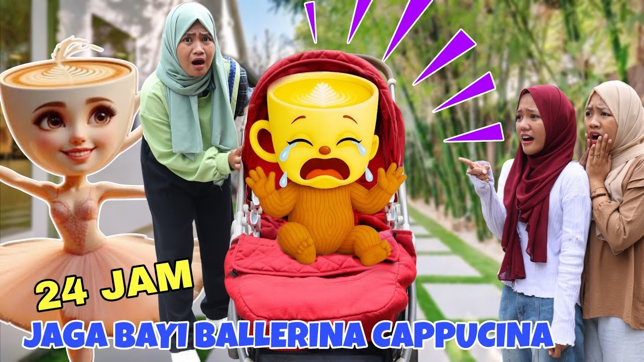 24 JAM JAGAIN BAYI BALLERINA CAPPUCINA LUCU | CHIKAKU FAMILY