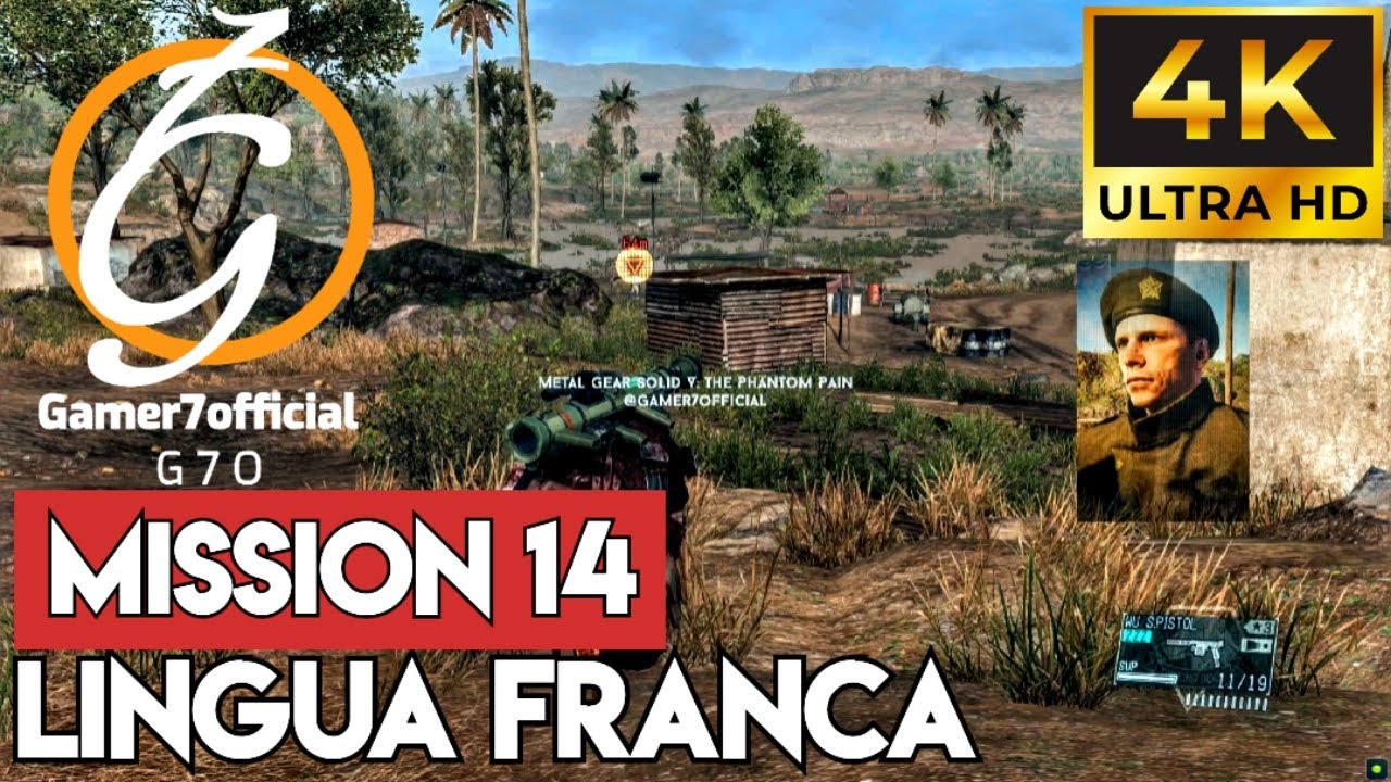 Metal Gear Solid V: The Phantom Pain ☢️ [Lingua Franca] Full Mission 14 - Gameplay Walkthrough
