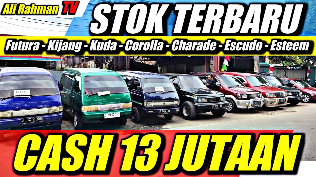 MURAH 13 JUTA MOBIL BEKAS KIJANG SUPER, FUTURA, CHARADE, KUDA, ESCUDO DI HERDIANA MOTOR