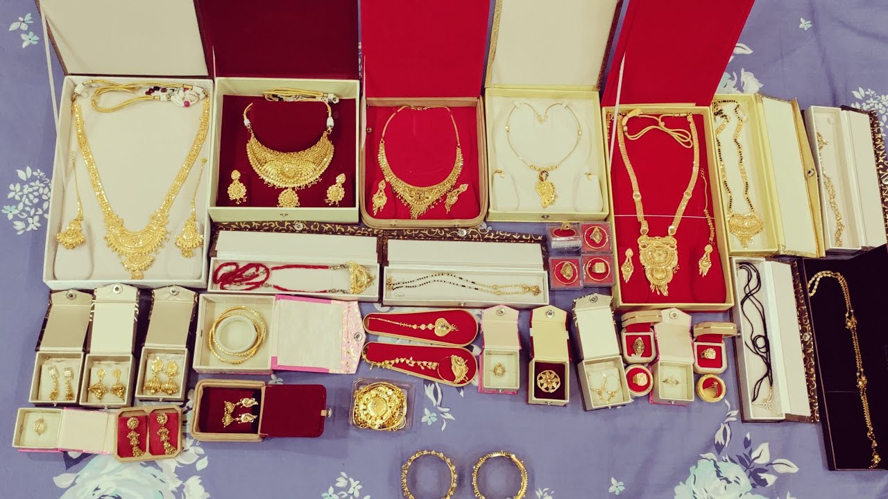 My Gold jewellery collection part-2.  Mr and Mrs Kashyap my wedding jewellery collection 2021