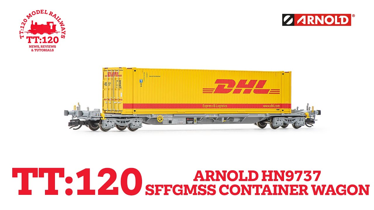 TT Scale Arnold IFA ERMEWA Container Wagon 1:120