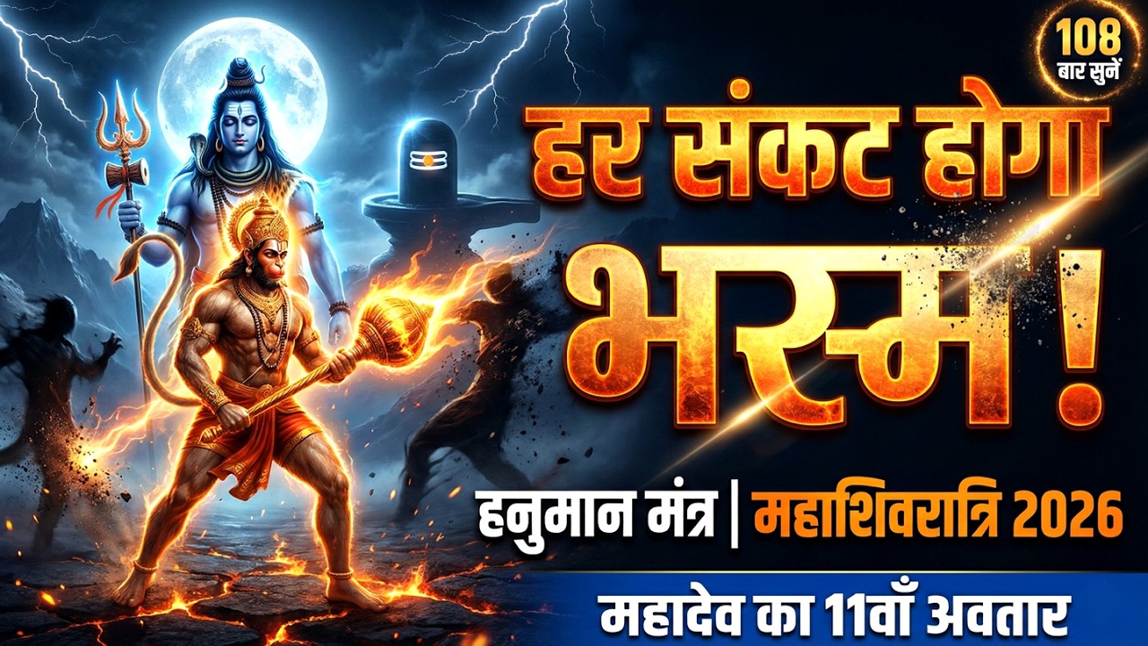 शनिदोष और शत्रुओं का अंत! महाशिवरात्रि पर हनुमान जी की इस मंत्र साधना से होगा बड़ा चमत्कार। Shivratri