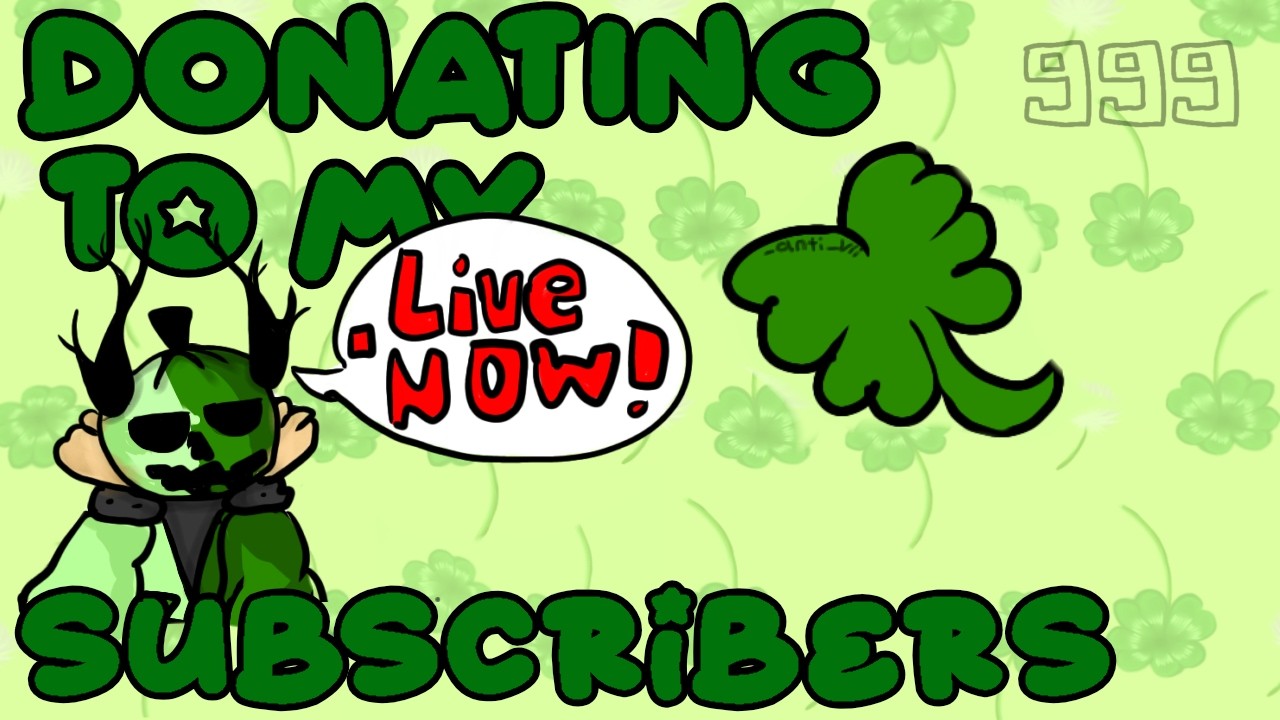 [65/365] ROBLOX - 🍀HAPPY ST PATRICKS🍀DONATING TO SUBSCRIBERS🍀FREE ROBUX ON PLS DONATE🍀