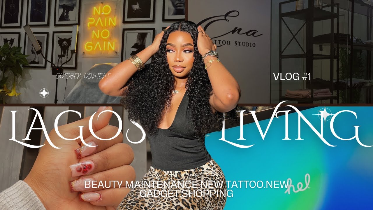 I moved to Lagos 🫢|| Lagos Living Ep1 |New tattoo| Shopping| Content| Maintenance 
