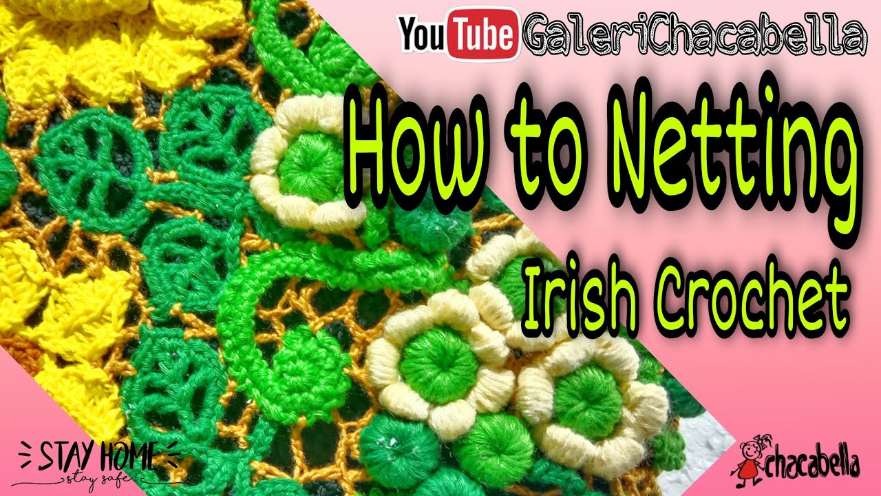 How to Netting Irish Crochet, How to Netting Irish Lace Crochet