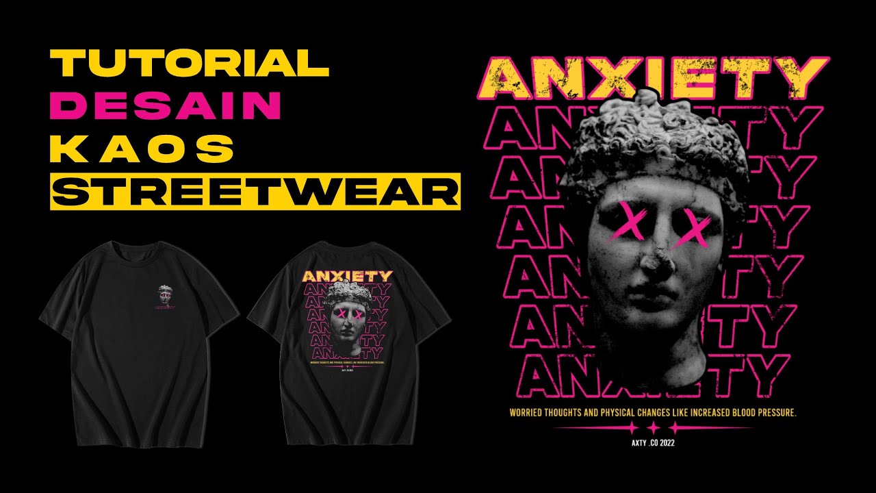 Tutorial Desain Kaos Streetwear Keren - Tutorial corelDRAW