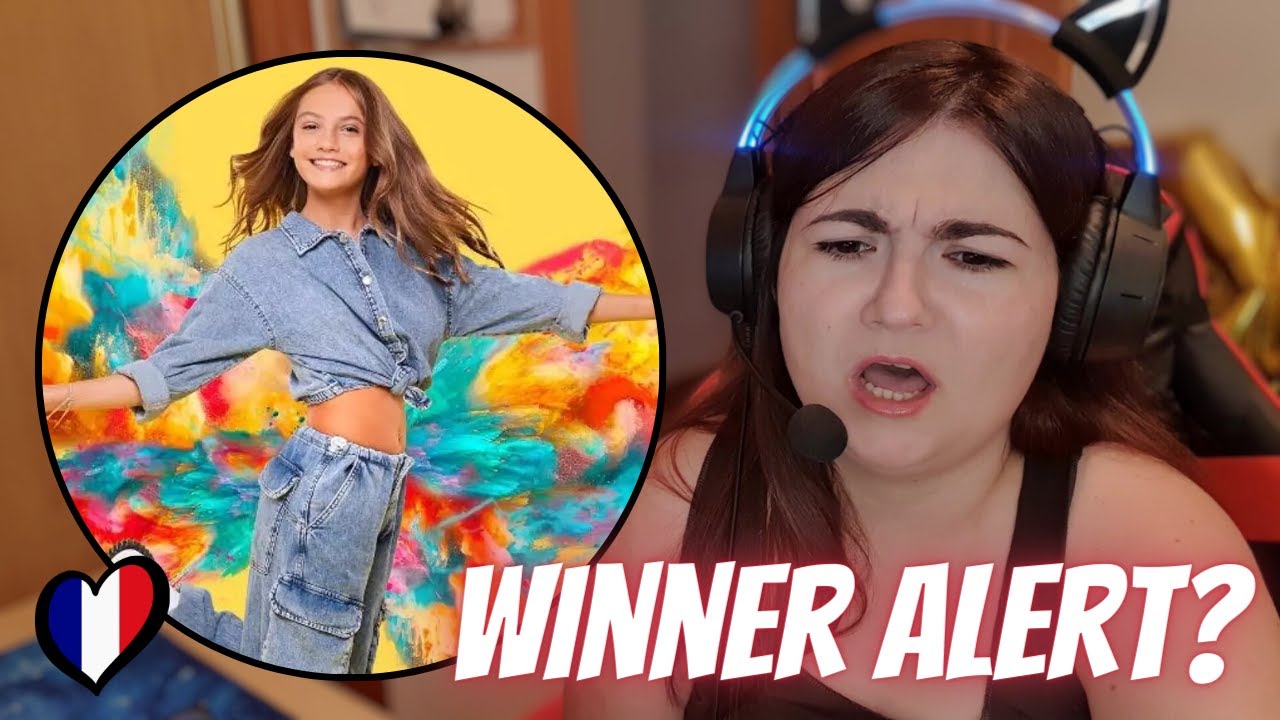 France 🇫🇷 Junior Eurovision 2023 | Zoé Clauzure - Cœur (Lyric Video) | SPANISH REACTION