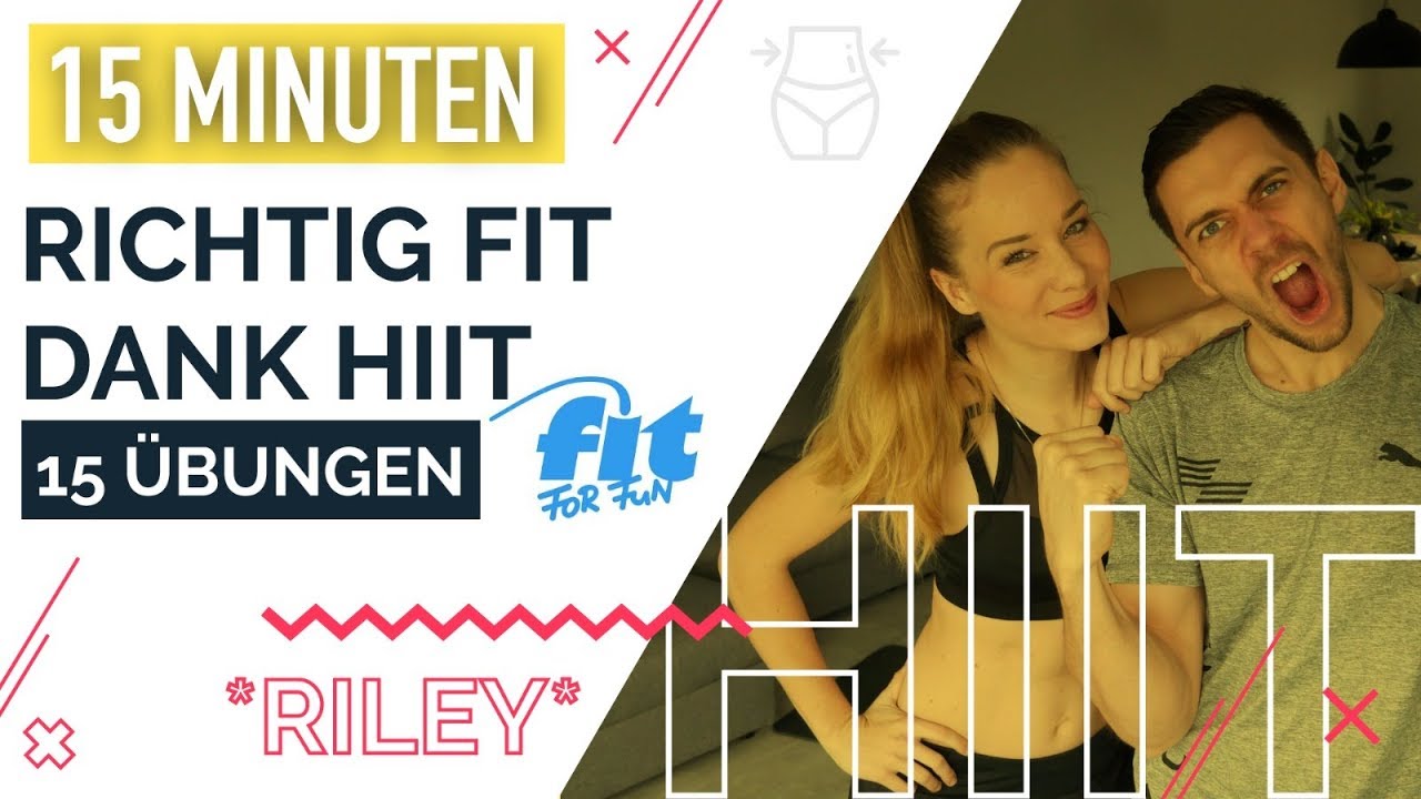 Fit mit HIIT Workouts –  Fit For Fun Serie #1 | *RILEY* | Muskelaufbau + Fettverbrennung