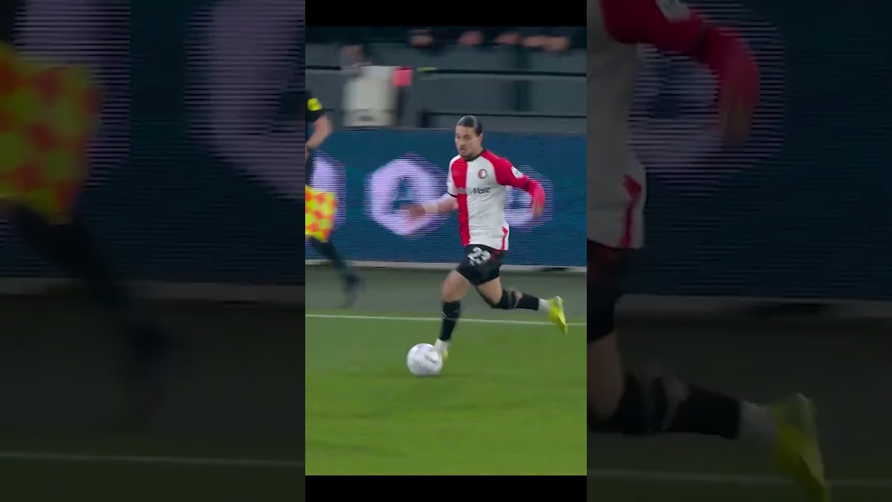 Anis Hadj-Moussa magic with Feyenoord 2024/2025 #football #footballshorts #footballskills #baller