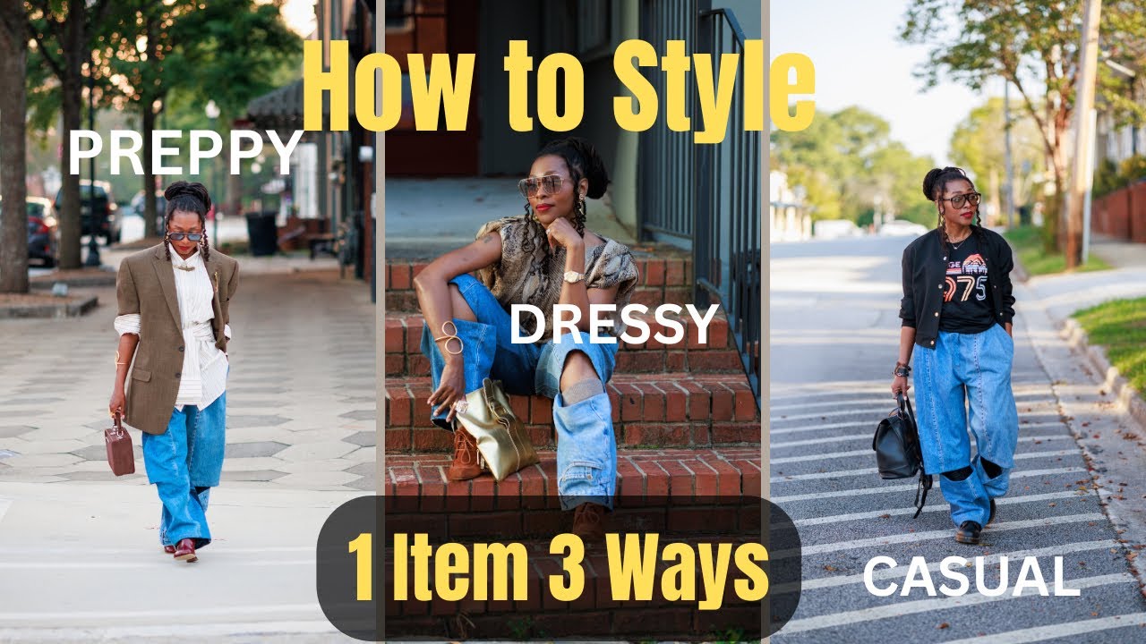 How to Style 1 Item 3 Ways | Preppy, Dressy & Casual Outfit Ideas