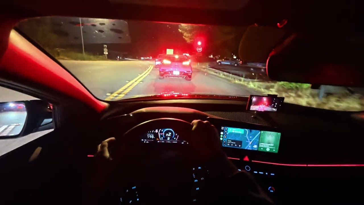 Night Cruise in my 2025 Elantra N POV