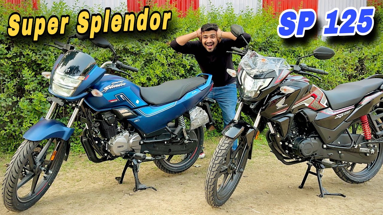 Honda SP 125 TFT Vs Hero Super Splendor Xtec : Details Comparison | honda sp vs super splendor