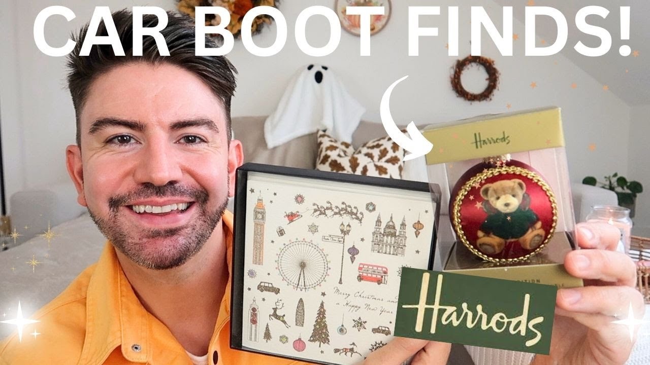 COME TO A CAR BOOT SALE IN LONDON! FINDING TREASURE FOR CHRISTMAS & BCREATOR AWARDS | MR CARRINGTON