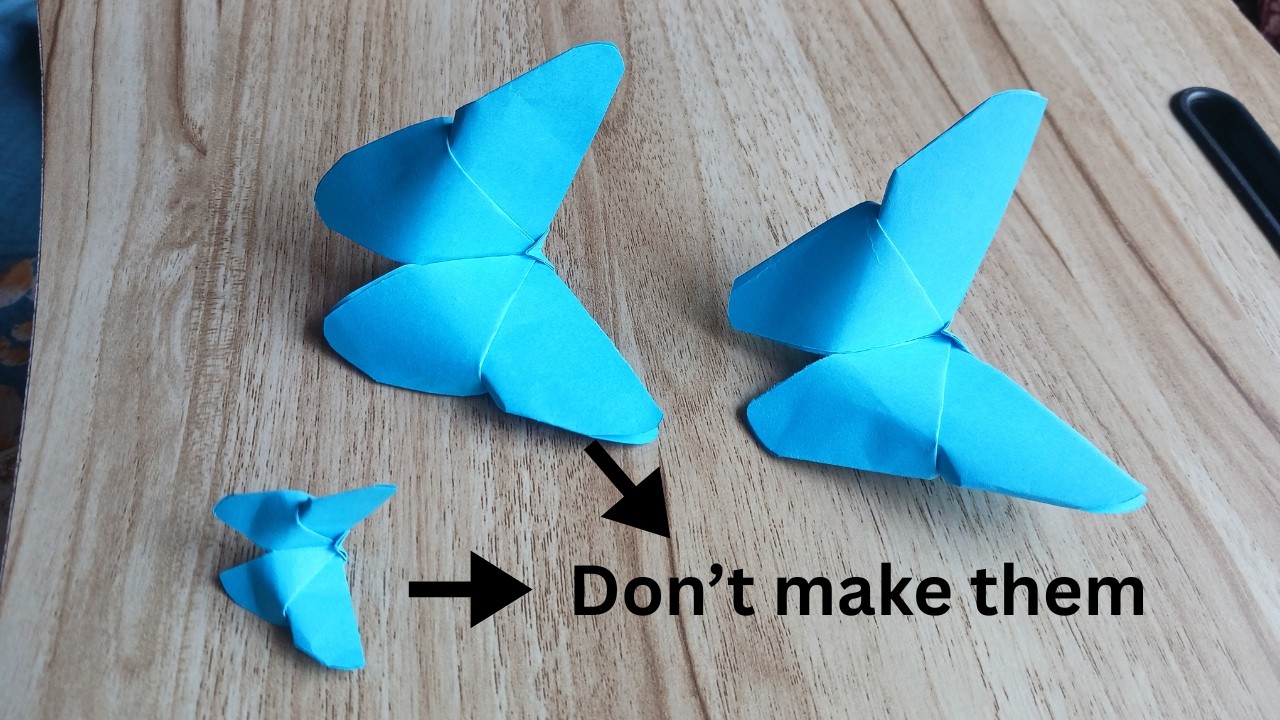 Simple paper butterfly @Beyond viral creations