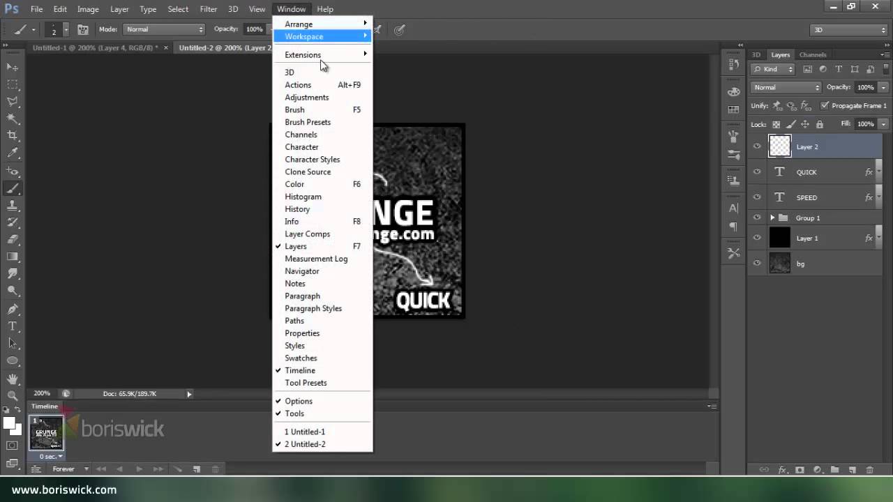 Osnove Animacije u Photoshopu /Tutorijal