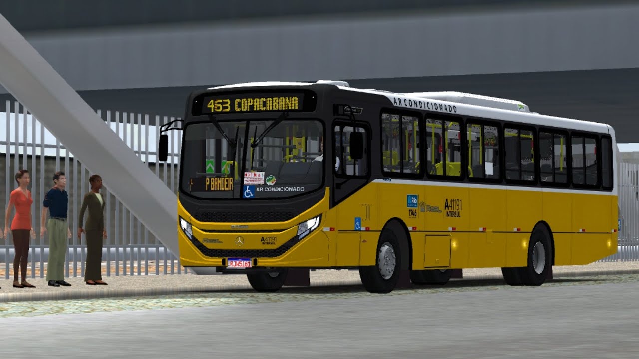 🟡[PROTON BUS] Caio Apache Vip V OF-1721 Mercedes-Benz Euro 5 Padrão Real Auto Ônibus 🟡