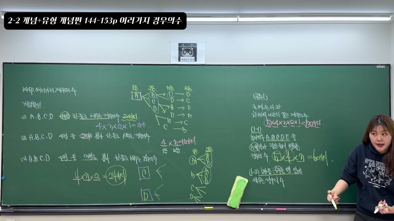 2-2 개념+유형 개념편 144-153p 여러가지 경우의수