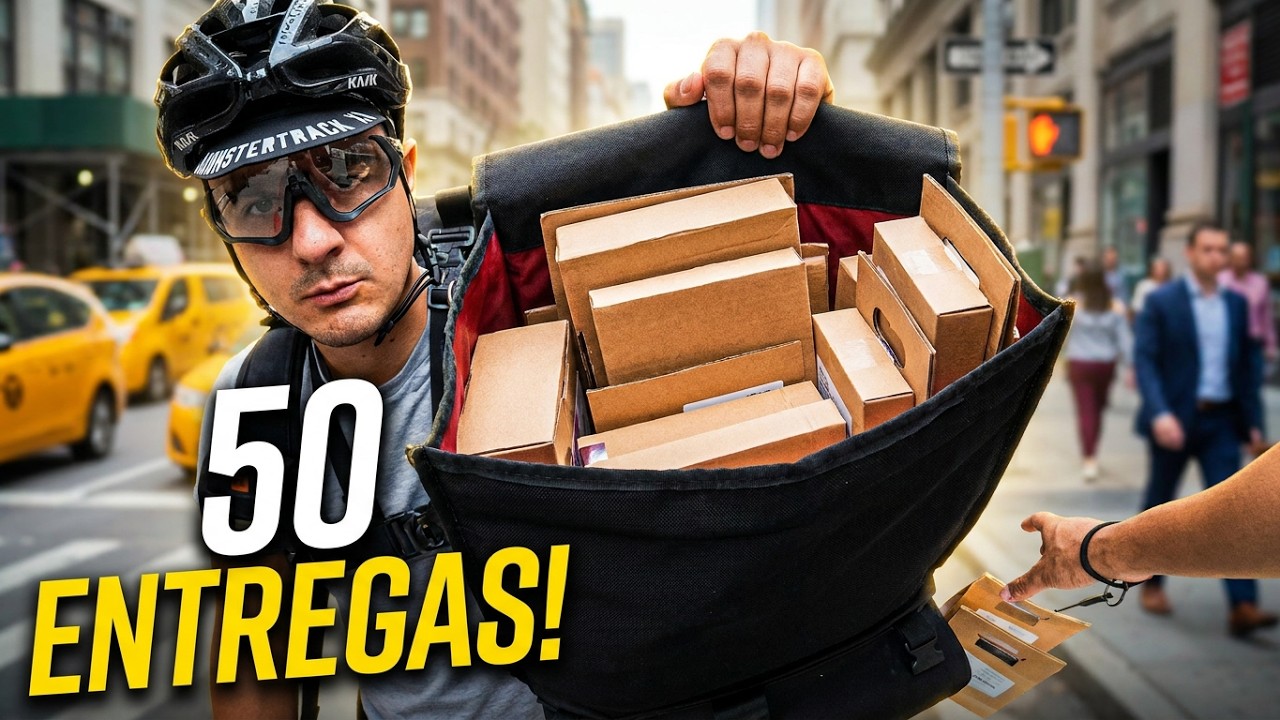 Día en la vida de un mensajero en NEW YORK CITY