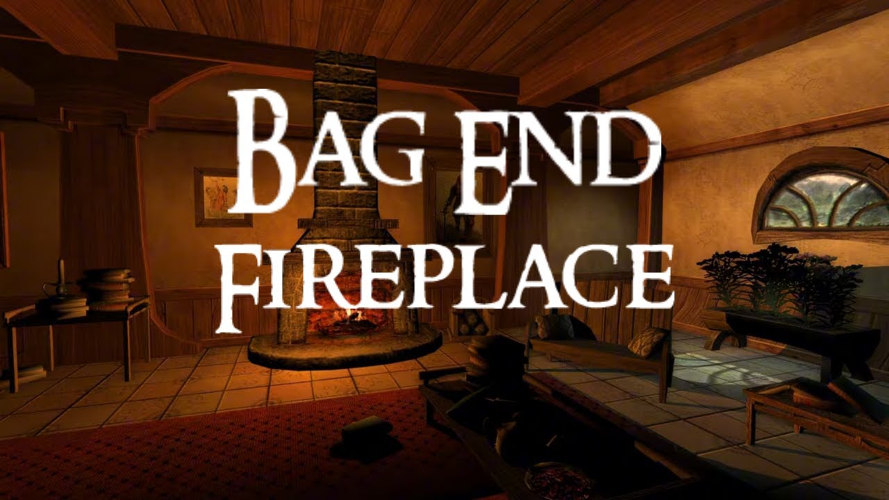 LOTRO | SHIRE | Fireplace at Bag End | Music & Ambience | 1 Hour