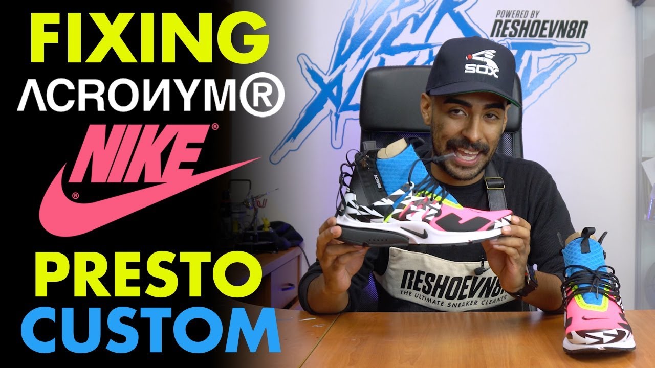 Fixing Nike Acronym Presto Mid Custom by Vick Almighty