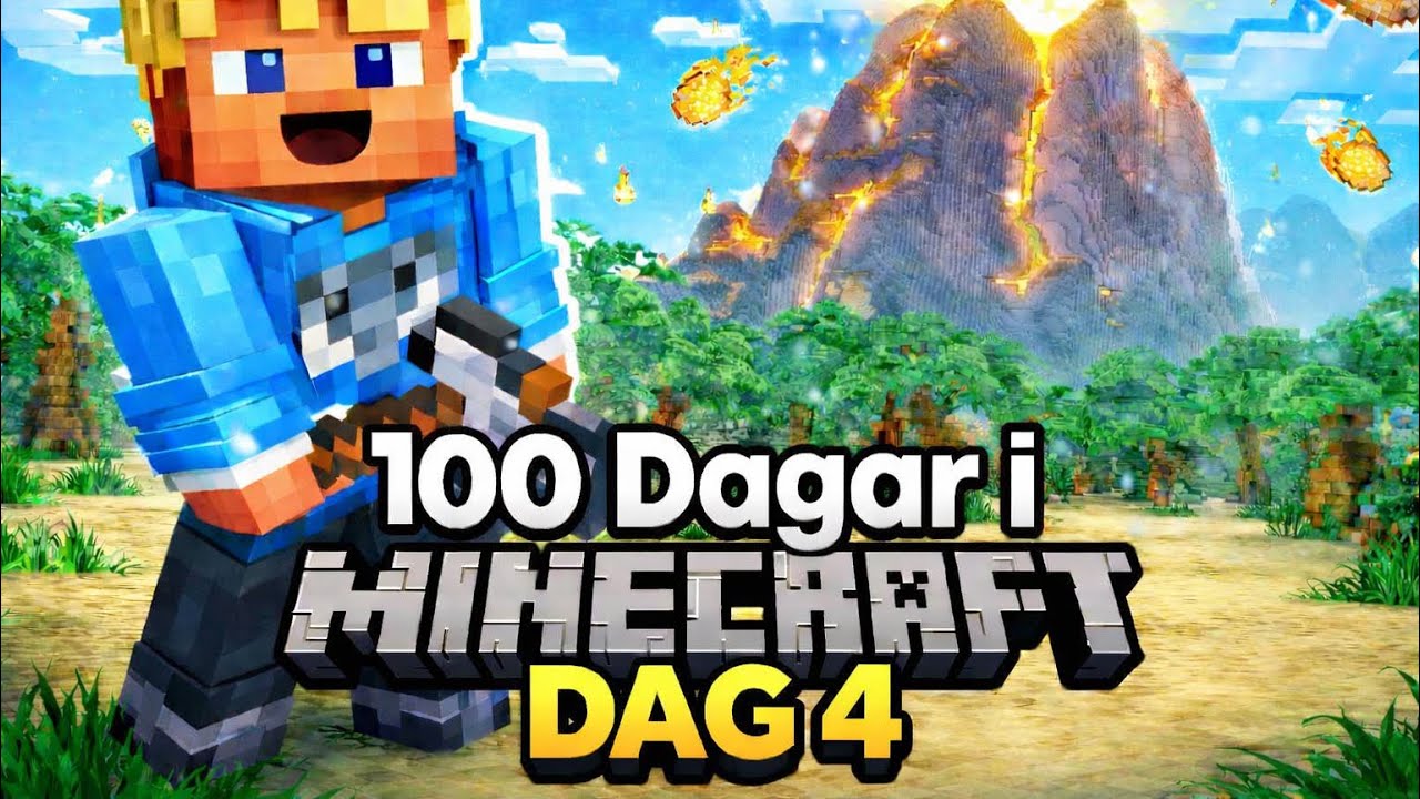 100 dagar i Minecraft dag 4! 