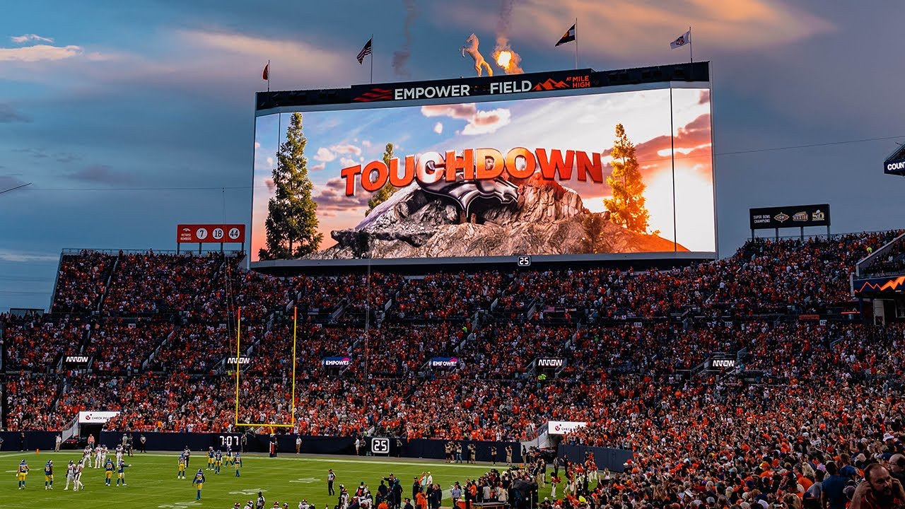 New Video Displays at Empower Field at Mile High
