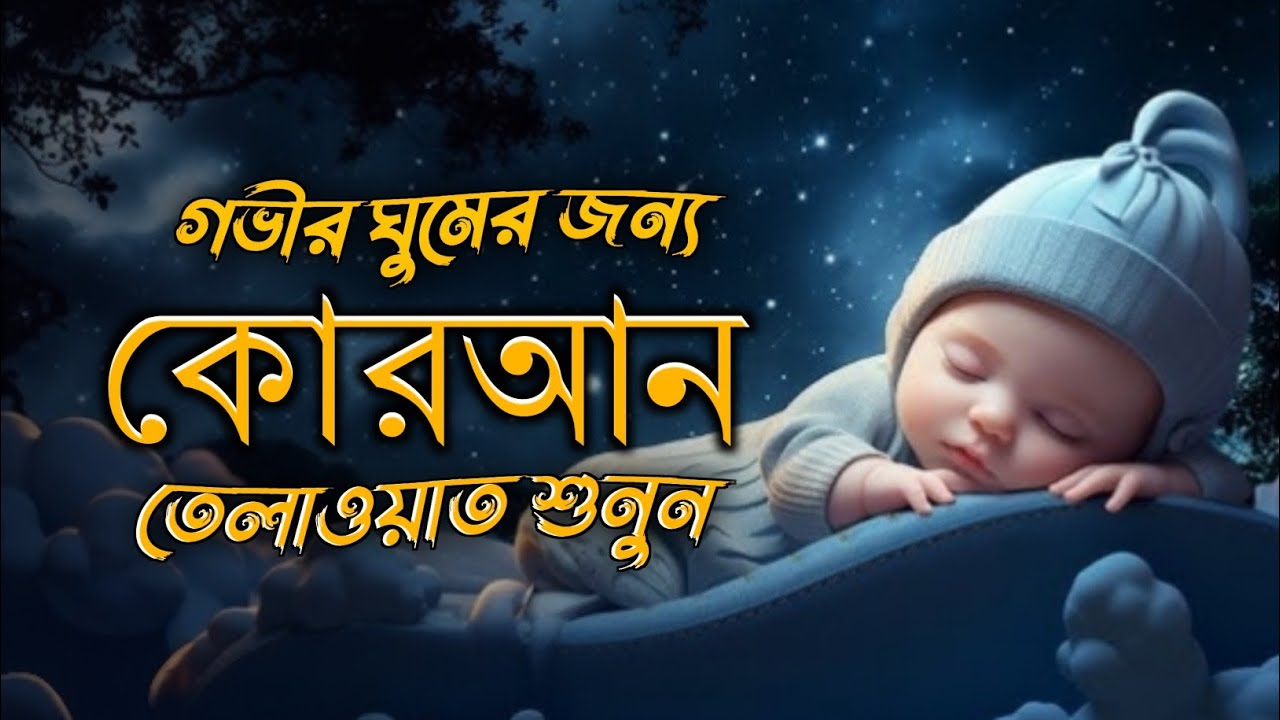 প্রশান্তিময় ঘুমের জন্য সুন্দর কুরআন তেলাওয়াত । BEAUTIFUL QURAN RECITATION For Relaxing Sleep | E77
